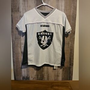 Las Vegas Raiders Youth NFL Reversible Flag Football Jersey - XL Play 60 Minutes